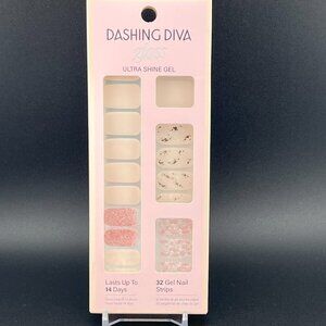 Dashing‎ Diva Nail Strips One Size Pink & Beige NEW!